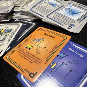 Papercuts Day Trading Playing Cards